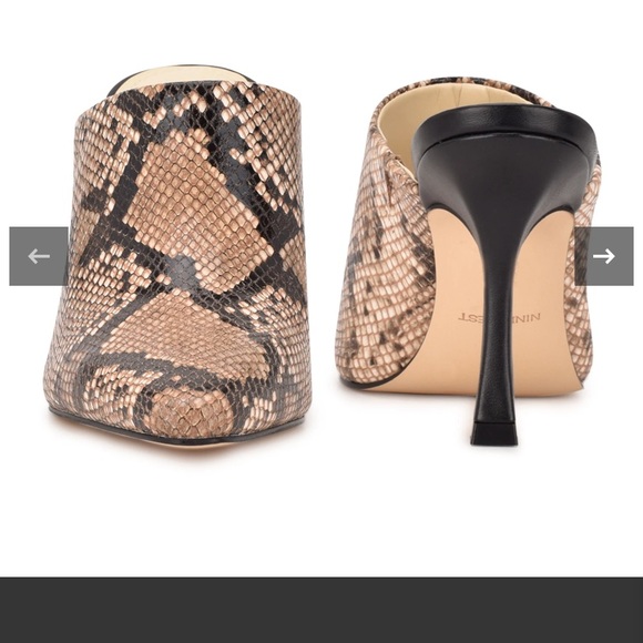 Nine west Ciao high heel mules shoes - Picture 6 of 8